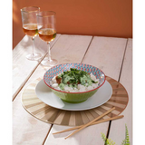 Ramen Bowl Geometric Green