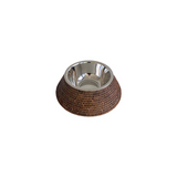 Rattan Pet Water/Food Bowl - Small