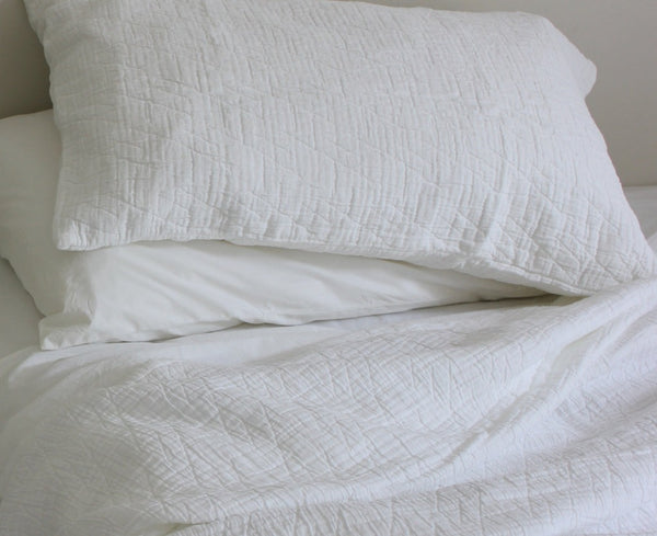 Roma White Bedspread Set