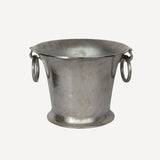 Round Silver Ring Wine Bucket