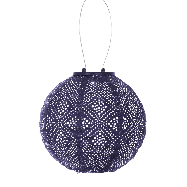 Outdoor LED Solar Lantern Round 20cm