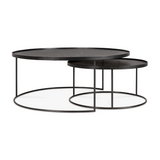 Ethnicraft Tray Nesting Coffee Table Set