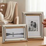 Silver Triband Corner Frame 4x6