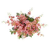 Small Dancing Orchid in Glass Pot - Pink