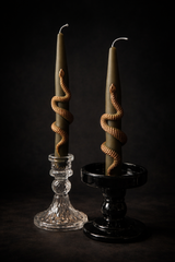NZ Beeswax Snake Candle