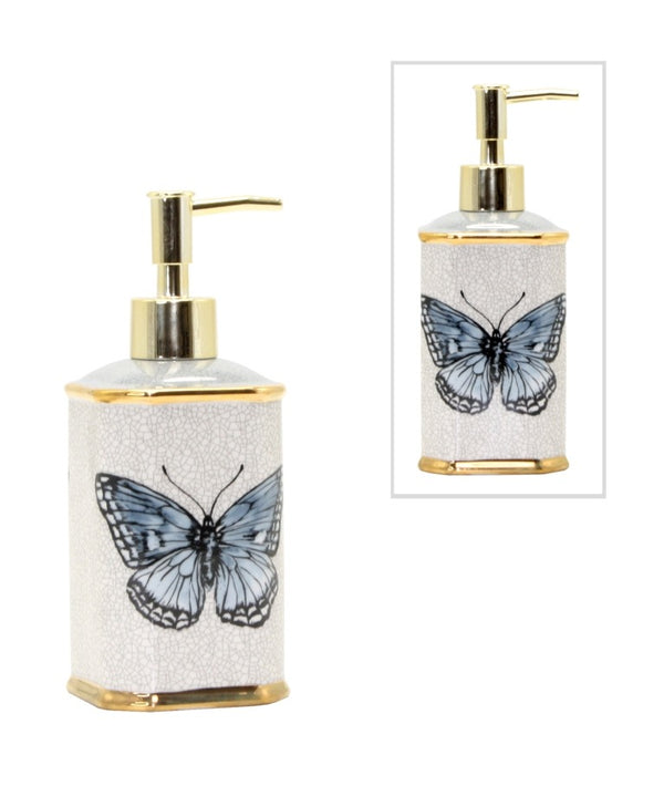 Ceramic Soap Dispenser - Butterfly