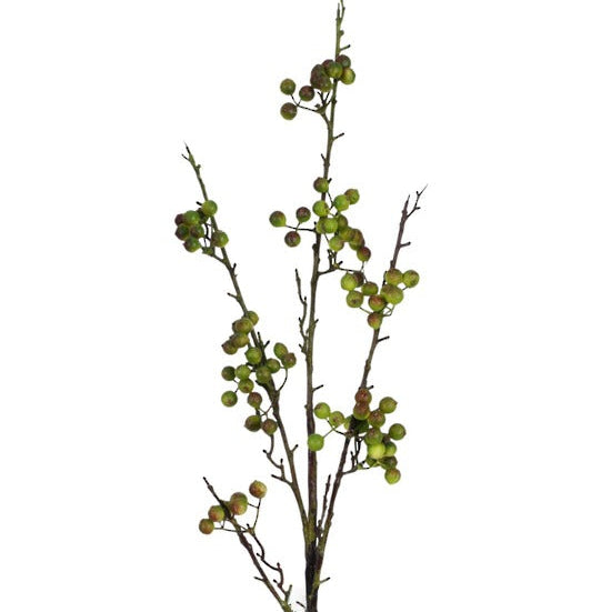 Tall Berry Branch Green