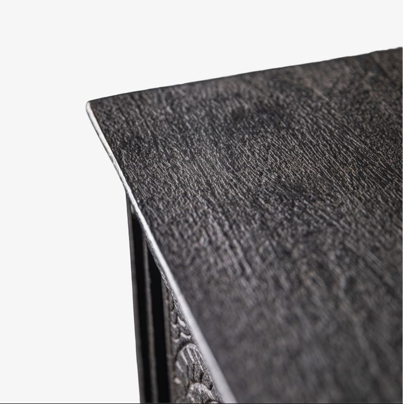 Theron Carved Wooden Console