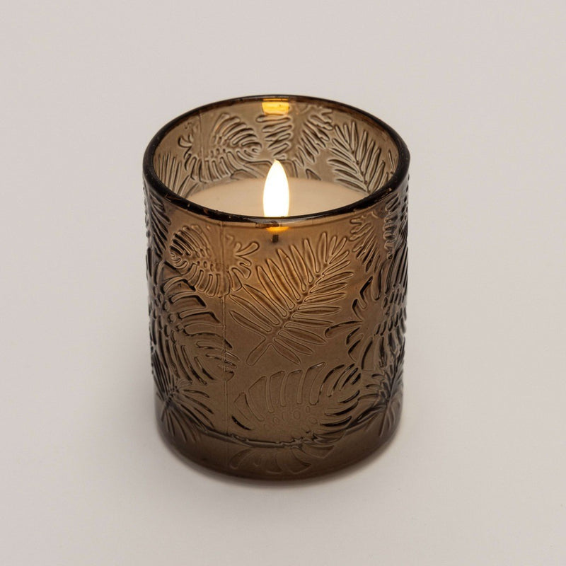 Umber Palm Frond Candle