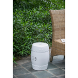 White Ceramic Stool