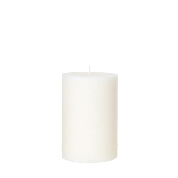 White Cylinder Candle 15cm