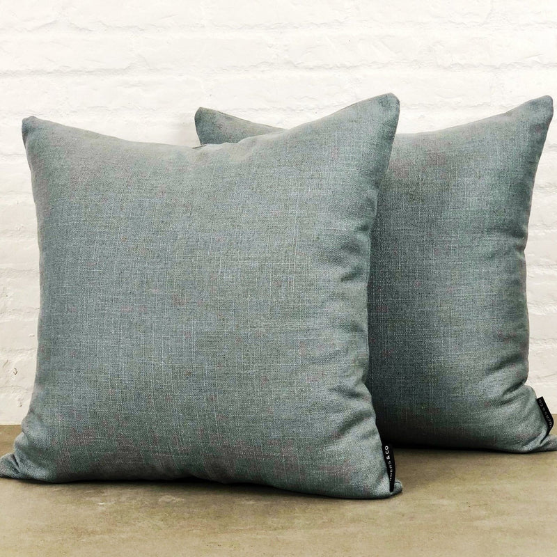 Soho Chrome Linen Cushion