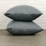 Soho Chrome Linen Cushion