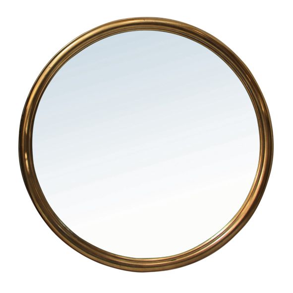 Round Mirror Bronze