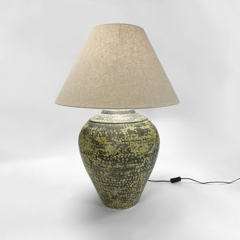Urn Lamp with Biscotti Shade