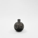 Black Leopard Squat Bud Vase