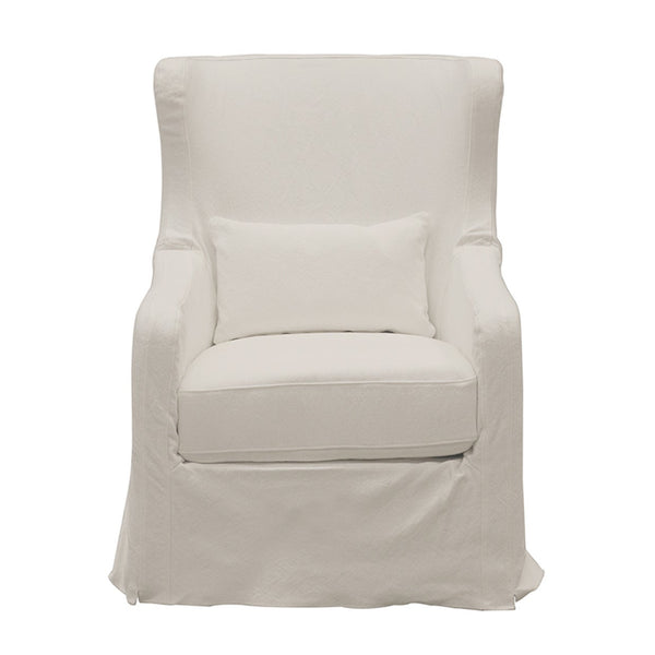 Cape Cod Swivel Chair - White