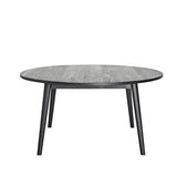 Vassa Round Table 150cm - Black Oak