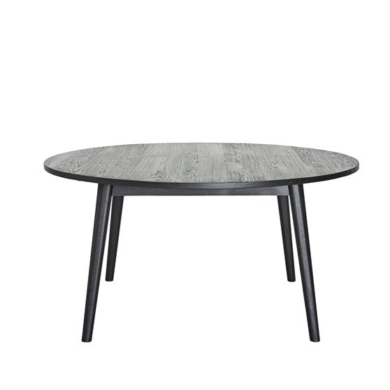 Vassa Round Table 120cm - Black Oak