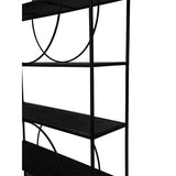 Bookcase with Circle Detailing