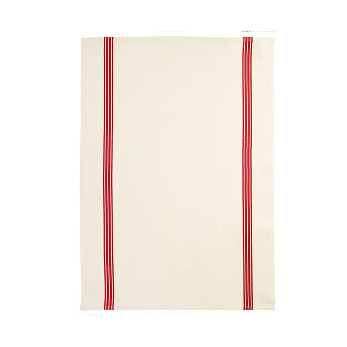 Florence Tea Towel - Red Stripe