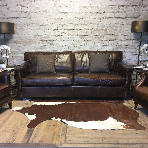 Milton 2-Seater Leather Couch