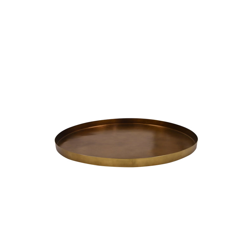 Large Round Brass Tray