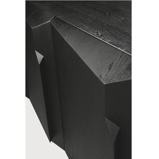 Oak Stairs Sideboard  150cm - Black