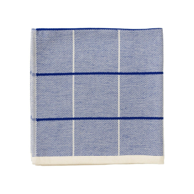 Tea Towel Big Squares - Baja Blue