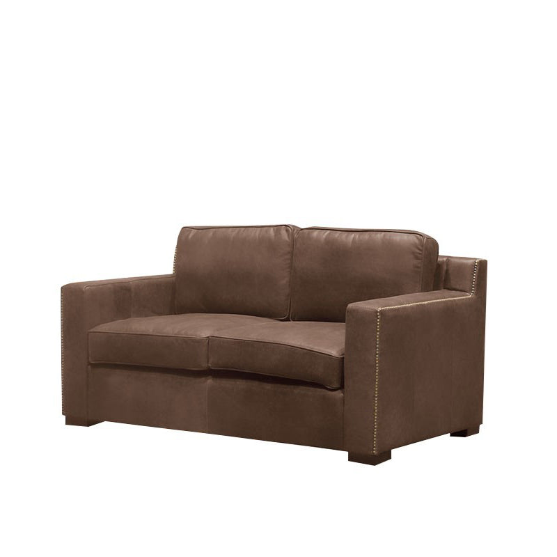 Kennedy Leather 2-Seater Sofa - Nutmeg